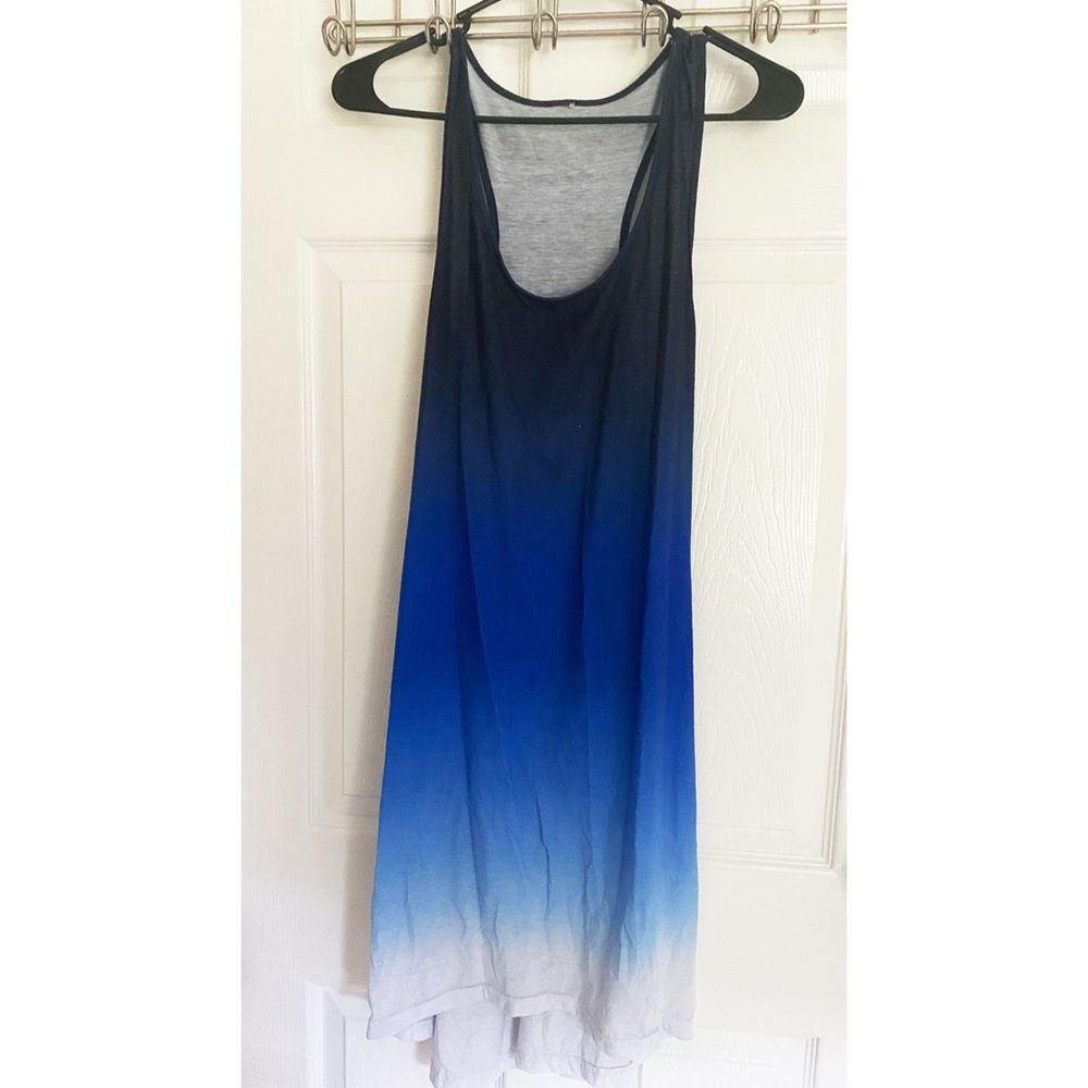 Blue ombré dress